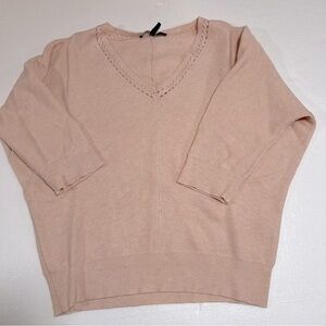White House Black‎ Market Size XL Cashmere Blend Raglan Sleeve Sweater